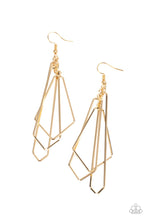 Load image into Gallery viewer, Shape Shifting Shimmer - Gold Earring
