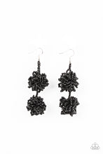 Load image into Gallery viewer, Celestial Collision - Black (Seed Bead) Earring freeshipping - JewLz4u Gemstone Gallery
