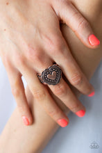 Load image into Gallery viewer, Southern Soulmate - Copper (Heart) Ring freeshipping - JewLz4u Gemstone Gallery

