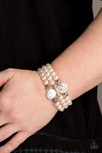 Load image into Gallery viewer, Exquisitely Elegant White Pearl Bracelet freeshipping - JewLz4u Gemstone Gallery
