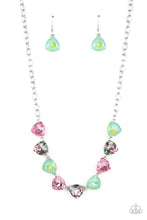 Load image into Gallery viewer, Dreamy Drama - Green (Iridescent) Necklace
