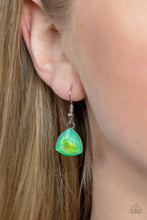 Load image into Gallery viewer, Dreamy Drama - Green (Iridescent) Necklace
