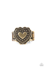 Load image into Gallery viewer, Southern Soulmate - Brass (Heart) Ring freeshipping - JewLz4u Gemstone Gallery
