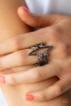 Load image into Gallery viewer, Extra Electrifying - Black (Gunmetal) Ring
