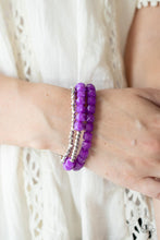 Load image into Gallery viewer, Vacay Vagabond - Purple Bracelet freeshipping - JewLz4u Gemstone Gallery
