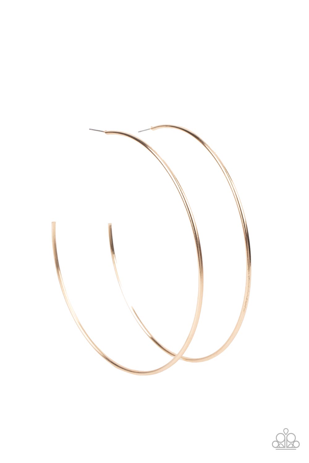 Colossal Couture - Gold (Hoop) Earring