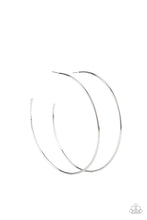 Load image into Gallery viewer, Colossal Couture - Silver Hoop Earring
