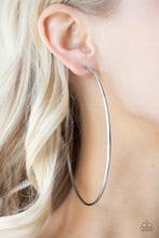 Load image into Gallery viewer, Colossal Couture - Silver Hoop Earring
