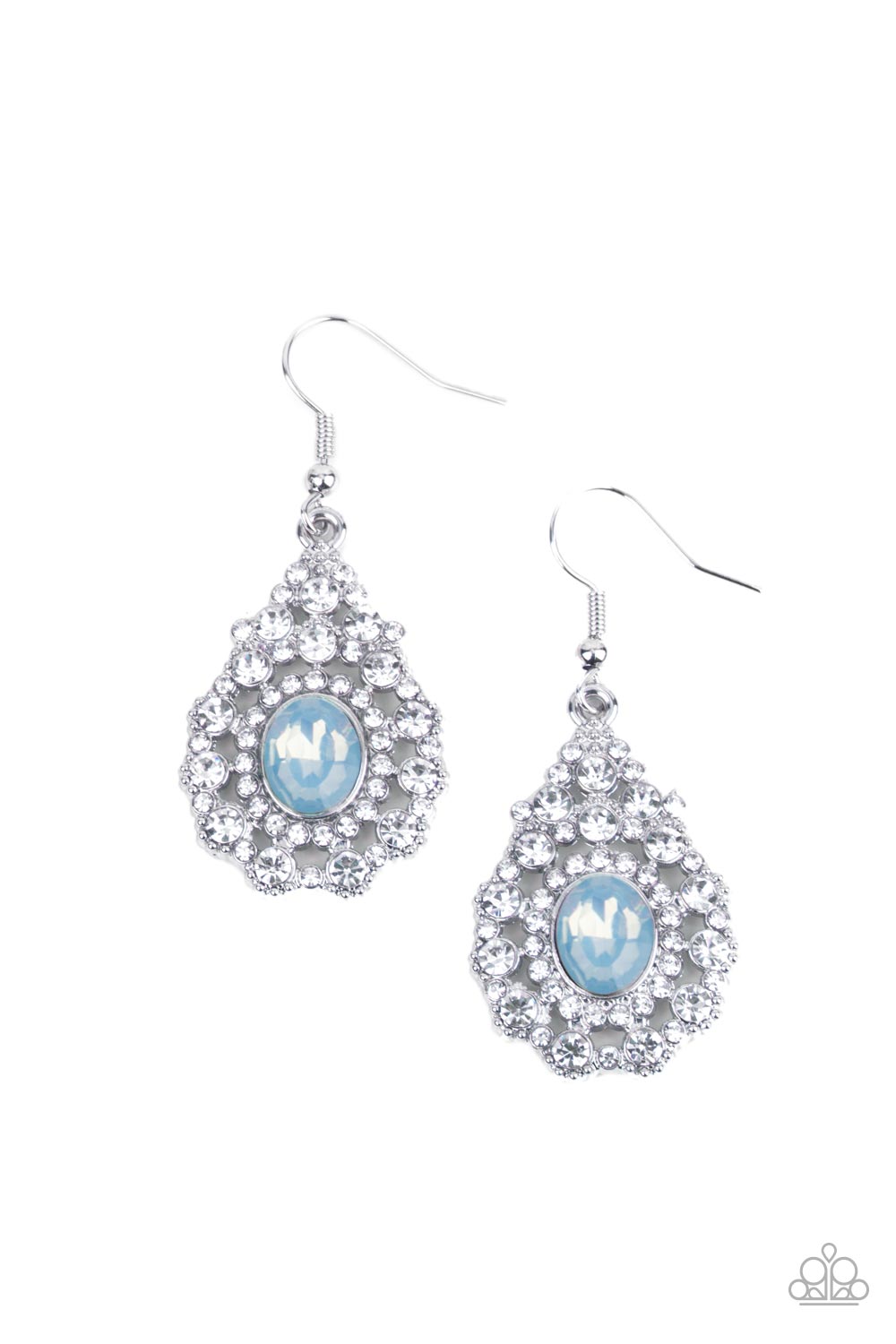 Celestial Charmer - Blue (Gem) Earring freeshipping - JewLz4u Gemstone Gallery