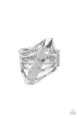 Encrypted Edge - Silver Ring freeshipping - JewLz4u Gemstone Gallery