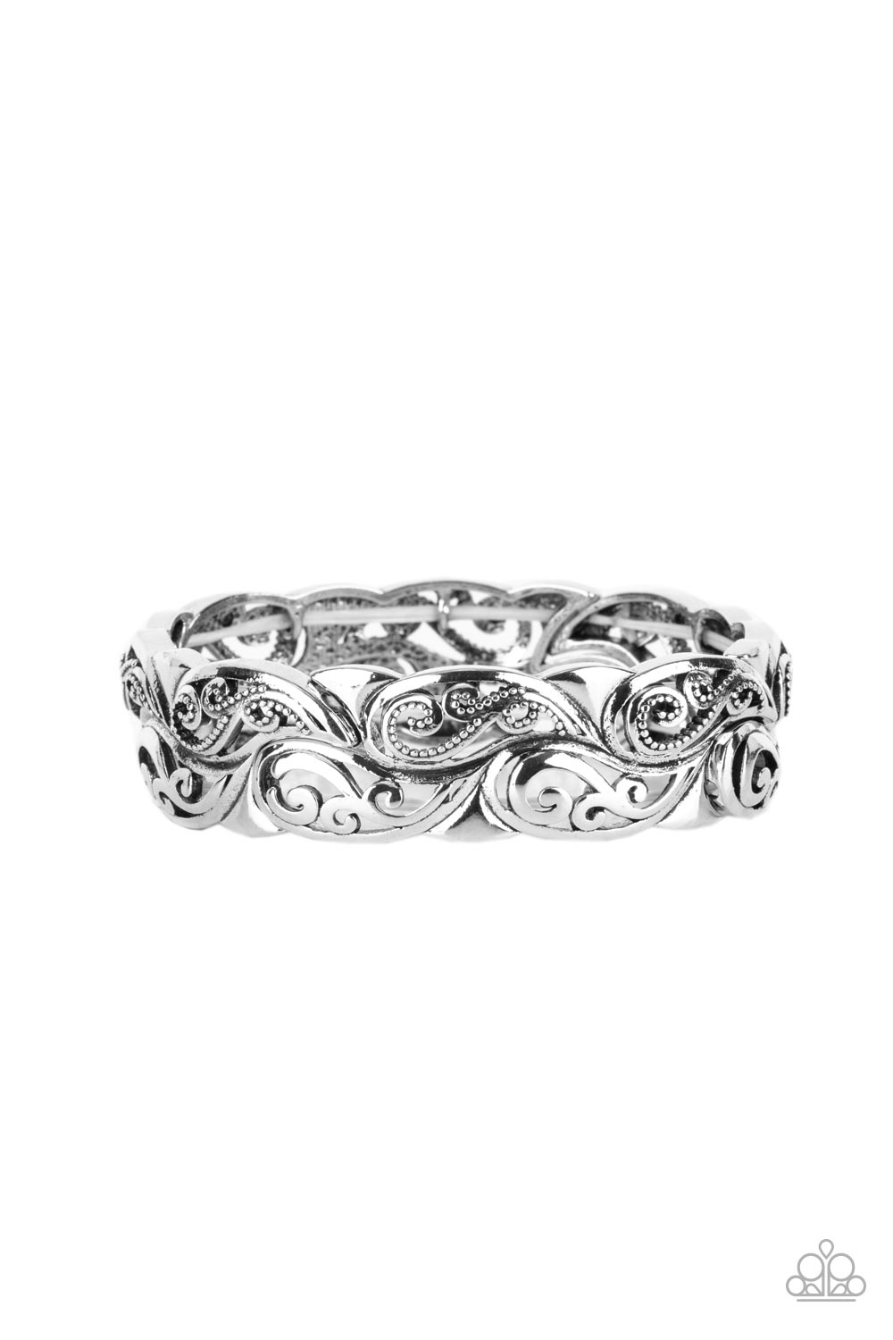 Paisley Portico - Silver Bracelet