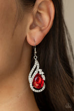 Load image into Gallery viewer, Dancefloor Diva - Red Earring freeshipping - JewLz4u Gemstone Gallery
