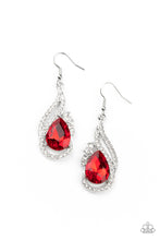 Load image into Gallery viewer, Dancefloor Diva - Red Earring freeshipping - JewLz4u Gemstone Gallery
