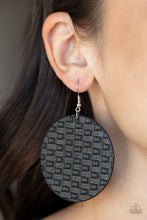 Load image into Gallery viewer, WEAVE Me Out Of It - Black Earring
