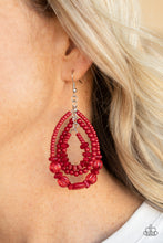 Load image into Gallery viewer, Prana Party - Red Earring freeshipping - JewLz4u Gemstone Gallery
