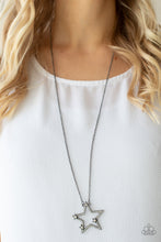 Load image into Gallery viewer, I Pledge Allegiance to the Sparkle - Black (Gunmetal) Necklace
