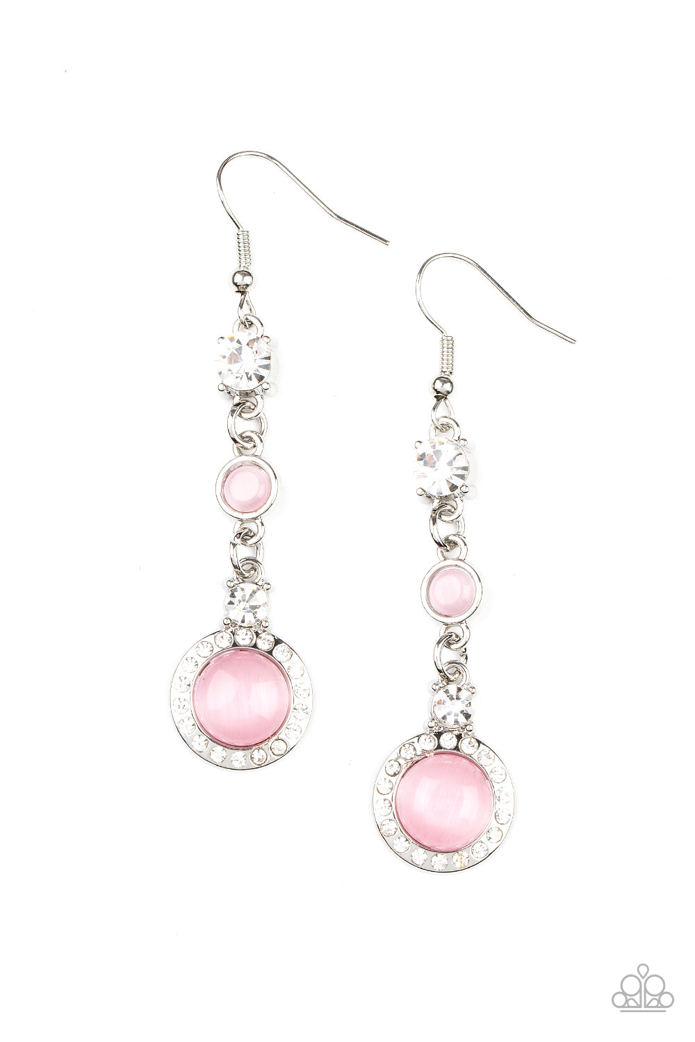 Epic Elegance - Pink (Cat's Eye Stone) Earring