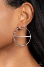 Load image into Gallery viewer, Dynamic Diameter - Silver Post Earring
