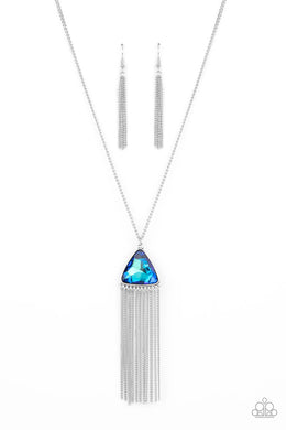 Proudly Prismatic - Blue Necklace freeshipping - JewLz4u Gemstone Gallery