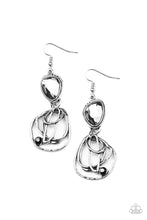 Load image into Gallery viewer, Galactic Drama - Silver Earring
