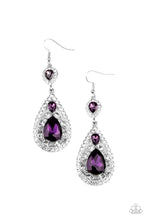 Load image into Gallery viewer, Posh Pageantry - Purple Earring
