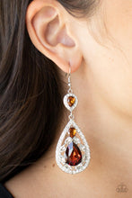 Load image into Gallery viewer, Posh Pageantry - Brown Earring
