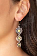 Load image into Gallery viewer, Totem Temptress - Yellow Earring
