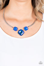 Load image into Gallery viewer, Divine IRIDESCENCE - Blue Necklace freeshipping - JewLz4u Gemstone Gallery
