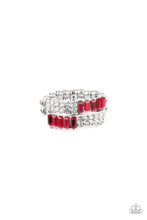 Load image into Gallery viewer, Put Them in Check - Red (Rhinestone) Ring
