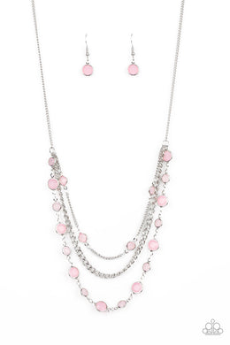 Goddess Getaway - Pink Necklace freeshipping - JewLz4u Gemstone Gallery