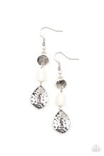 Load image into Gallery viewer, Artfully Artisan - White (Stone Beads) Earring
