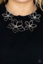 Load image into Gallery viewer, Flower Garden Fashionista - Silver Necklace freeshipping - JewLz4u Gemstone Gallery
