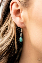 Load image into Gallery viewer, Cottage Garden - Blue (Turquoise) Necklace (SSF-0721)
