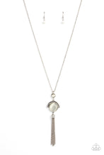 Load image into Gallery viewer, Lavishly Lucid - White (Cat&#39;s Eye Stone) Necklace freeshipping - JewLz4u Gemstone Gallery
