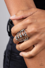 Load image into Gallery viewer, Layer On The Luster - White (Rhinestone) Ring
