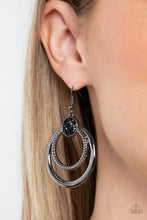 Load image into Gallery viewer, Spun Out Opulence - Multi (Oil Spill) Hoops Earring freeshipping - JewLz4u Gemstone Gallery
