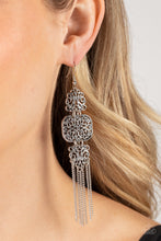 Load image into Gallery viewer, Eastern Elegance - Silver Earring
