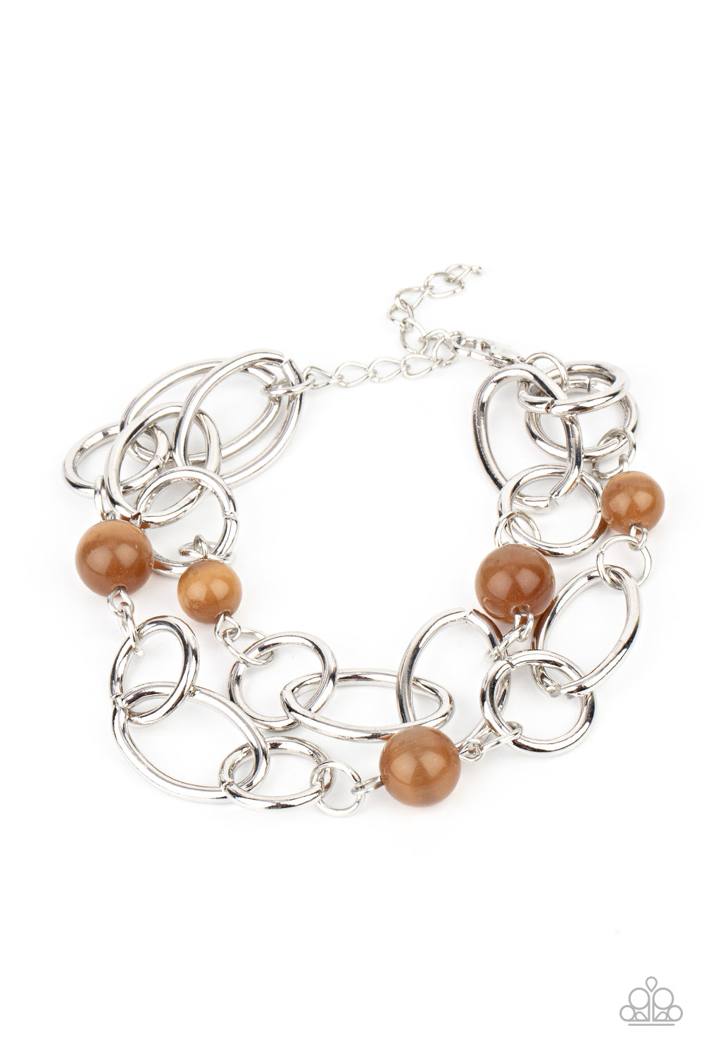 Delightfully Daydreamy - Brown (Cat's Eye Stone) Bracelet freeshipping - JewLz4u Gemstone Gallery