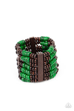 Load image into Gallery viewer, Vacay Vogue - Green Bracelet
