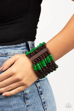 Load image into Gallery viewer, Vacay Vogue - Green Bracelet
