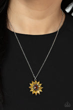 Load image into Gallery viewer, Formal Florals - Yellow Necklace freeshipping - JewLz4u Gemstone Gallery
