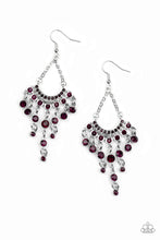 Load image into Gallery viewer, Commanding Candescence - Purple Earring

