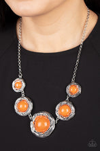 Load image into Gallery viewer, The Next NEST Thing - Orange Necklace freeshipping - JewLz4u Gemstone Gallery
