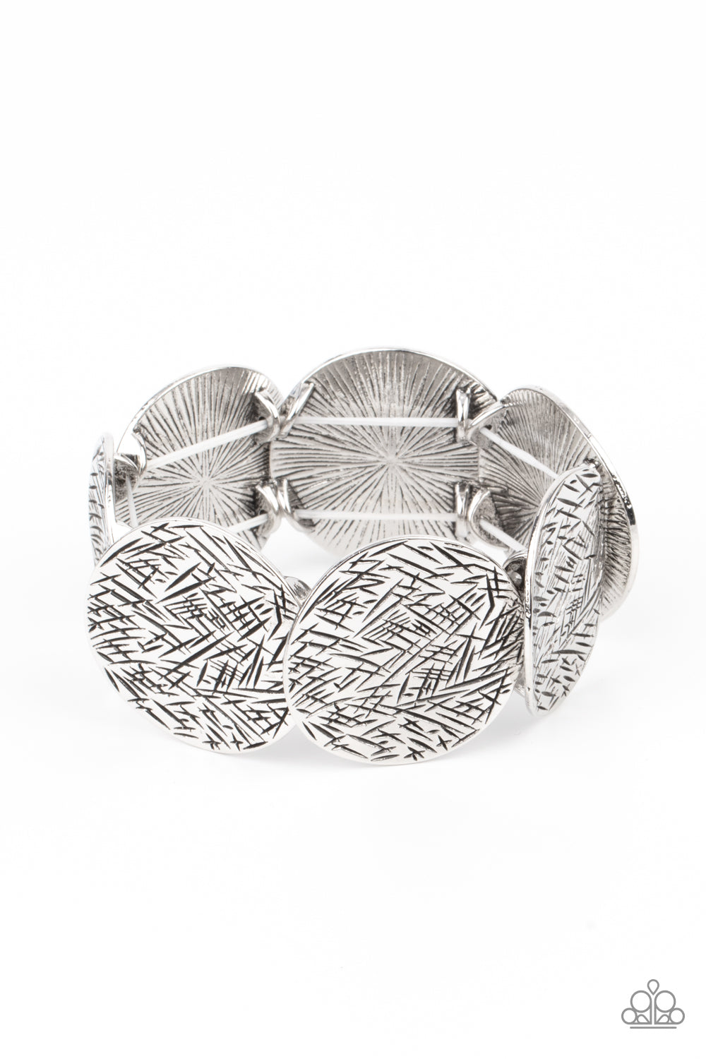 Extra Etched - Silver Bracelet