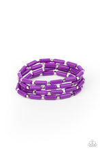 Load image into Gallery viewer, Radiantly Retro - Purple Bracelet freeshipping - JewLz4u Gemstone Gallery
