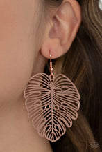 Load image into Gallery viewer, Palm Palmistry - Copper Earring
