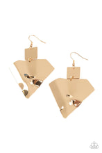Load image into Gallery viewer, Deceivingly Deco - Gold Earring
