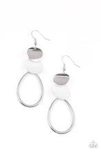 Load image into Gallery viewer, Retro Reception - White Earring

