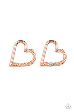 Load image into Gallery viewer, Cupid, Who? - Copper (Heart) Post Earring freeshipping - JewLz4u Gemstone Gallery
