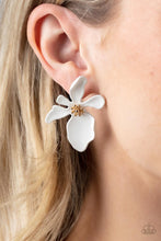 Load image into Gallery viewer, Hawaiian Heiress - White Post Earring
